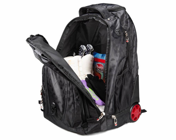 Trolley Mochila Edea Jacquard Preto
