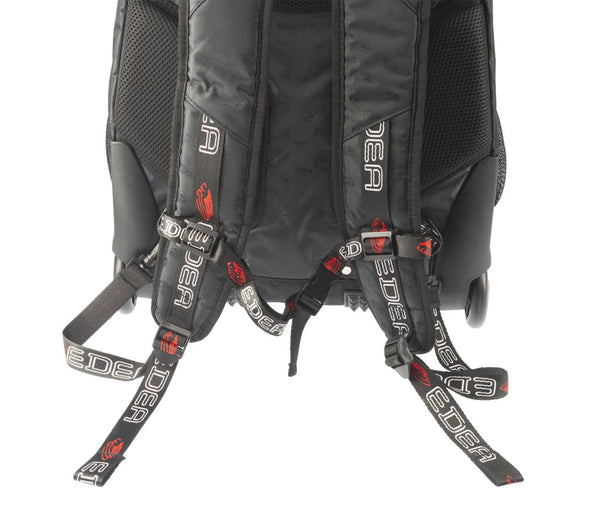 Trolley Mochila Edea Jacquard Preto