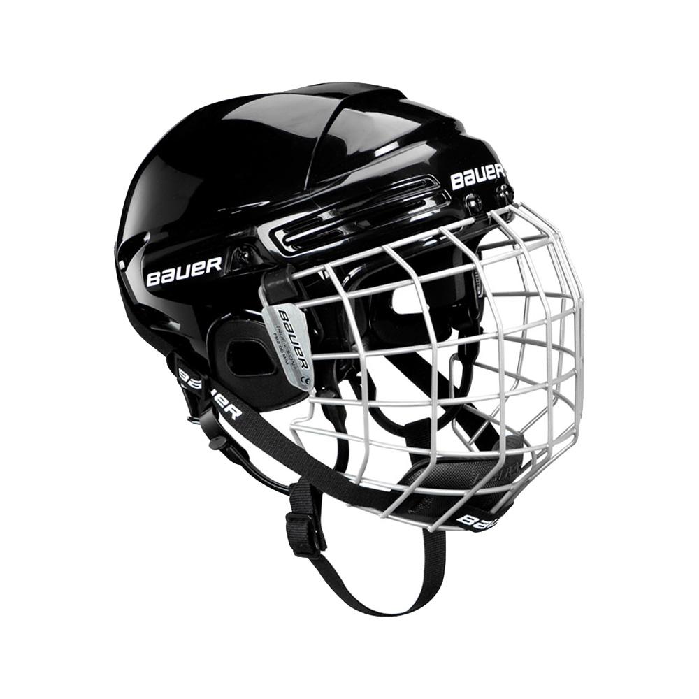 Capacete Bauer 2100 + Viseira Ferro Preto